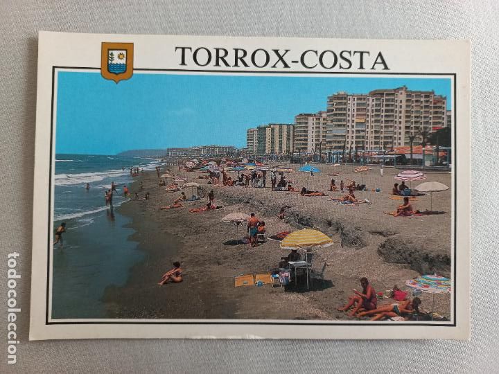 Postales: N&ordm; 2. VISTA DE LA PLAYA TORROX-COSTA DEL SOL. MALAGA. AXARQUIA POSTAL EDICIONES FISA. SIN CIRCULAR