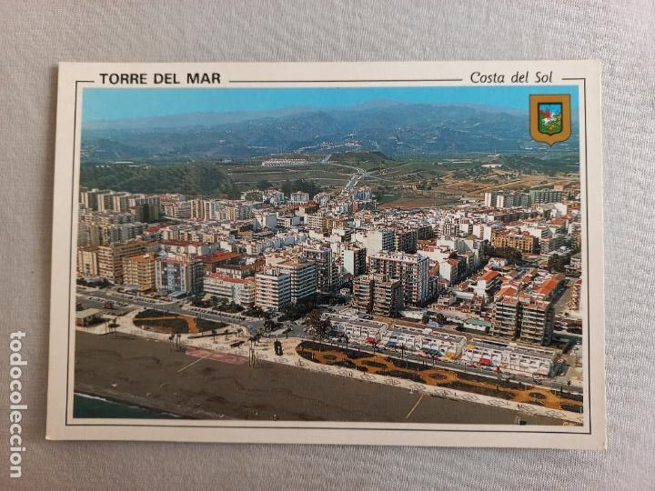 Postales: N&ordm; 8 TORRE DEL MAR VISTA GENERAL PASEO MARITIMO. MALAGA. VELEZ. POSTAL EDICIONES FISA. SIN CIRCULAR