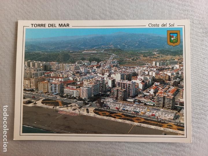 Postales: N&ordm; 8 TORRE DEL MAR VISTA GENERAL PASEO MARITIMO. MALAGA. VELEZ. POSTAL EDICIONES FISA. SIN CIRCULAR