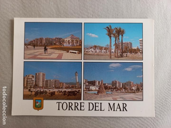 Postales: N&ordm; 11 DIVERSOS ASPECTOS. N&ordm; 8 TORRE DEL MAR VISTA G MALAGA VELEZ POSTAL EDICIONES FISA. SIN CIRCULAR