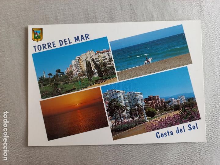 Postales: N&ordm; 6 DIVERSOS ASPECTOS. TORRE DEL MAR. 1996 MALAGA VELEZ POSTAL EDICIONES FISA. SIN CIRCULAR