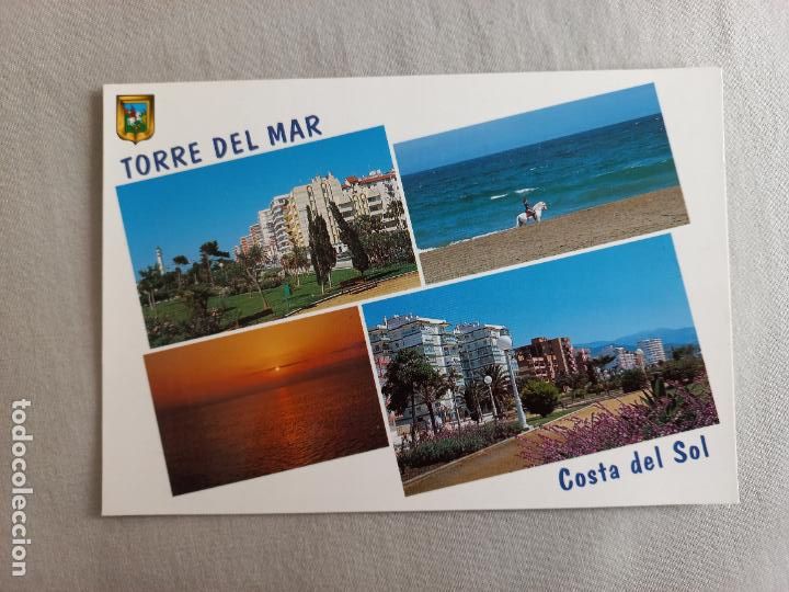 Postales: N&ordm; 6 DIVERSOS ASPECTOS. TORRE DEL MAR. 1996 MALAGA VELEZ POSTAL EDICIONES FISA. SIN CIRCULAR