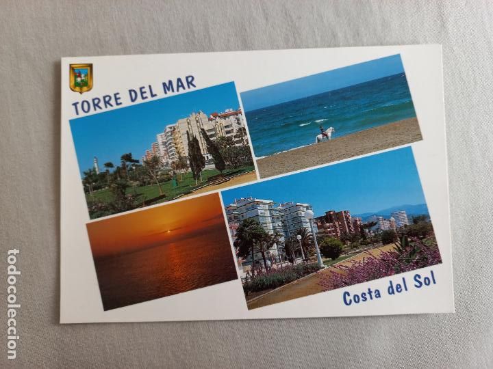 Postales: N&ordm; 6 DIVERSOS ASPECTOS. TORRE DEL MAR. 1996 MALAGA VELEZ POSTAL EDICIONES FISA. SIN CIRCULAR