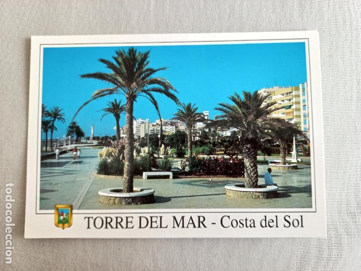 Postales: N&ordm; 14 PASEO MARITIMO. COSTA DEL SOL. TORRE DEL MAR. MALAGA VELEZ POSTAL EDICIONES FISA. SIN CIRCULAR