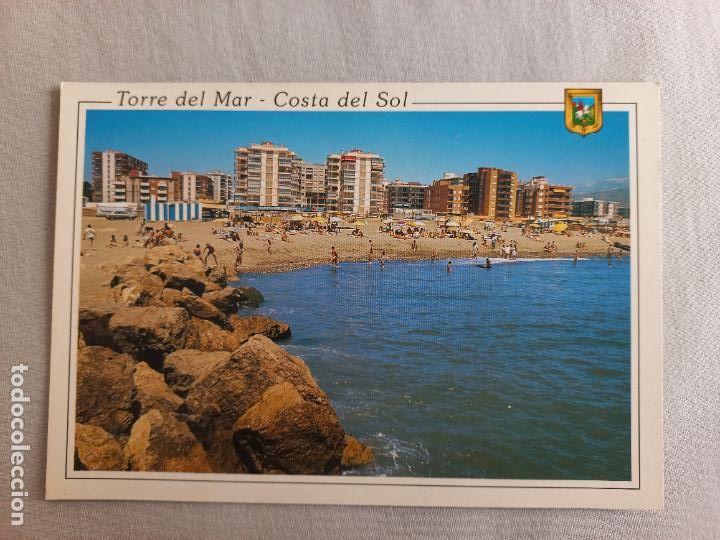 Postales: N&ordm; 31. PLAYA. COSTA DEL SOL. TORRE DEL MAR. MALAGA VELEZ POSTAL EDICIONES FISA. SIN CIRCULAR