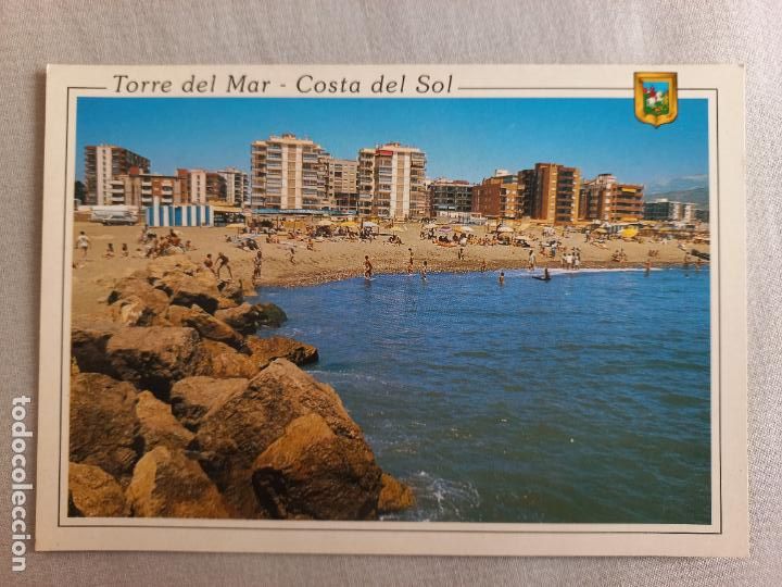 Postales: N&ordm; 31. PLAYA. COSTA DEL SOL. TORRE DEL MAR. MALAGA VELEZ POSTAL EDICIONES FISA. SIN CIRCULAR