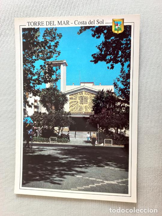 Postales: N&ordm; 7 IGLESIA PARROQUIAL. COSTA DEL SOL TORRE DEL MAR MALAGA VELEZ POSTAL EDICIONES FISA SIN CIRCULAR