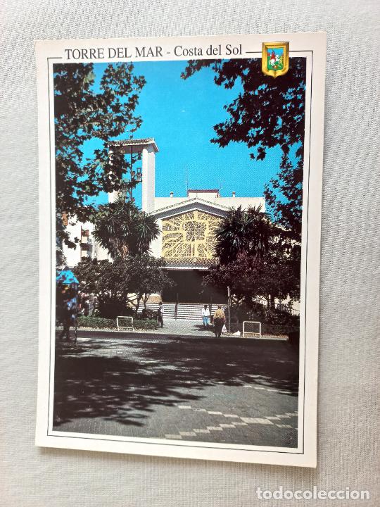 Postales: N&ordm; 7 IGLESIA PARROQUIAL. COSTA DEL SOL TORRE DEL MAR MALAGA VELEZ POSTAL EDICIONES FISA SIN CIRCULAR