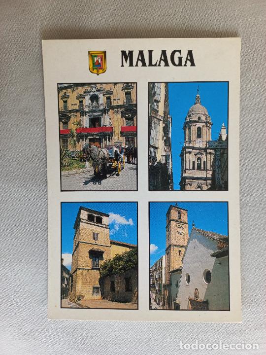 Postales: N&ordm; 50. MALAGA DIVERSOS ASPECTOS, CENTRO HISOTIRCO. POSTAL EDICIONES FISA SIN CIRCULAR