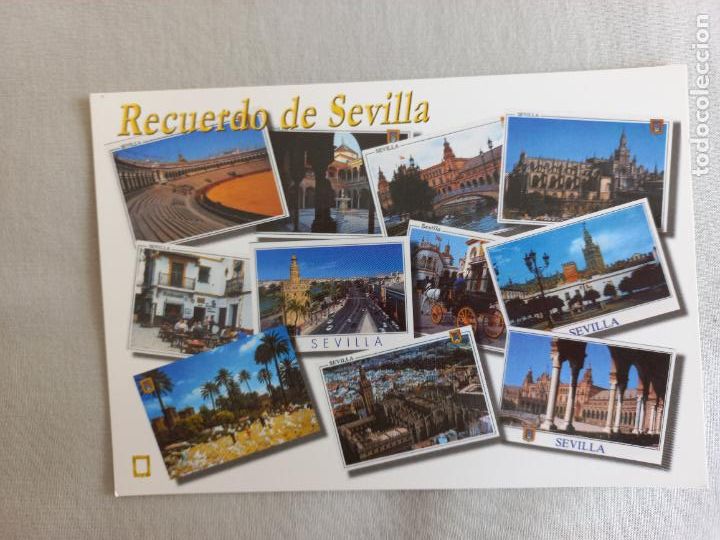 Postais: N&ordm; 172 RECUERDO DE SEVILLA . 2001 POSTAL EDICIONES ESCUDO DE ORO FISA SIN CIRCULAR