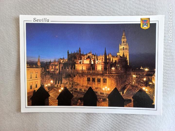 Cartoline: POSTAL SEVILLA N&ordm; 114 CATEDRAL, AL FONDO LA GIRALDA. 1999. EDICIONES ESCUDO DE ORO FISA SIN CIRCULAR