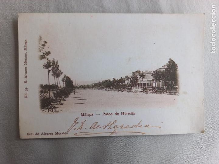 Postales: REPRODUCCION DE POSTAL EDITADA POR LA OPINION DE MALAGA. PASEO DE HEREDIA