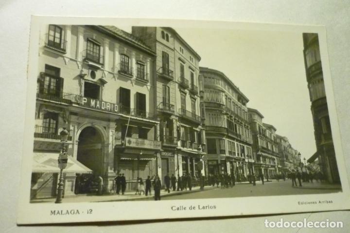 Postales: postal malaga calle larios circulada
