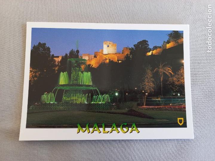 Postales: POSTAL N&ordm; 8. FUENTE DE TRES GRACIAS 2003 MALAGA EDICIONES DOMINGUEZ FISA ESCUDO DE ORO. SIN CIRCULAR