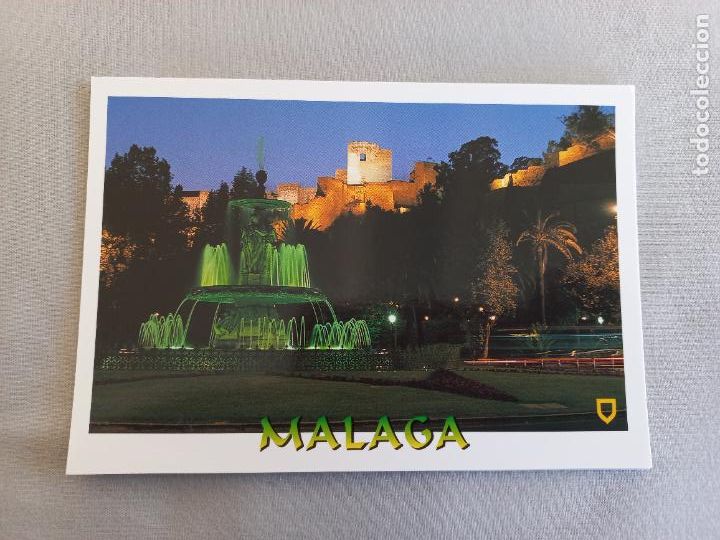 Postales: POSTAL N&ordm; 8. FUENTE DE TRES GRACIAS 2003 MALAGA EDICIONES DOMINGUEZ FISA ESCUDO DE ORO. SIN CIRCULAR