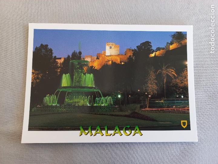 Postales: POSTAL N&ordm; 8. FUENTE DE TRES GRACIAS 2003 MALAGA EDICIONES DOMINGUEZ FISA ESCUDO DE ORO. SIN CIRCULAR