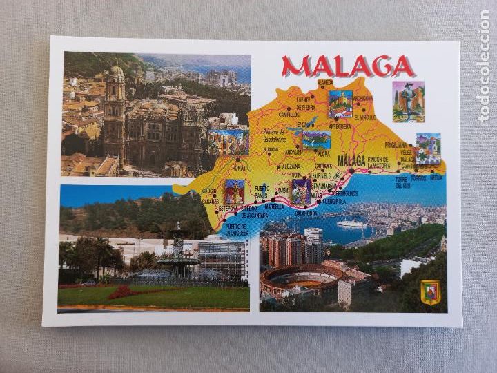 Postales: POSTAL N&ordm; 107 MALAGA COSTA DEL SOL. 2005 MALAGA EDICIONES DOMINGUEZ FISA ESCUDO DE ORO. SIN CIRCULAR