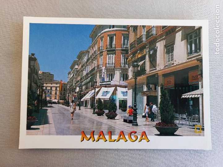 Postales: POSTAL N&ordm; 32, CALLE LARIOS. 2003. MALAGA EDICIONES DOMINGUEZ FISA ESCUDO DE ORO. SIN CIRCULAR