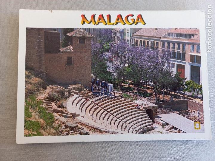 Postales: POSTAL N&ordm; 49. TEATRO ROMANO. 2005. MALAGA EDICIONES DOMINGUEZ FISA ESCUDO DE ORO. SIN CIRCULAR