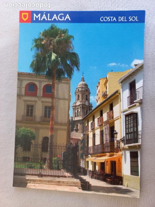 Postales: POSTAL N&ordm; 15. CALLE SAN AGUSTIN. MALAGA EDICIONES DOMINGUEZ FISA ESCUDO DE ORO. SIN CIRCULAR