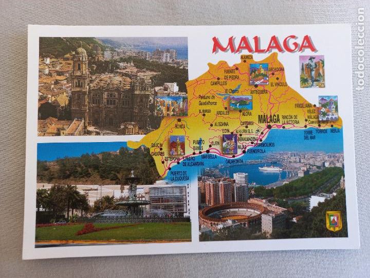 Postales: POSTAL N&ordm; 107. MALAGA COSTA DEL SOL 2005 MALAGA EDICIONES DOMINGUEZ FISA ESCUDO DE ORO. SIN CIRCULAR