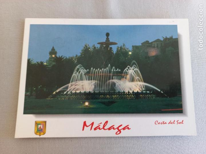 Postales: POSTAL N&ordm; 27. FUENTE DE LAS TRES GRACIAS MALAGA EDICIONES DOMINGUEZ FISA ESCUDO DE ORO. SIN CIRCULAR
