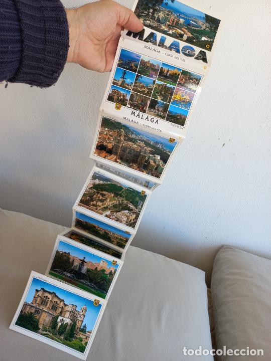 Postales: 10 POSTALES, TIRA LIBRILLO ACORDEON COSTA DEL SOL MALAGA EDICIONES DOMINGUEZ FISA ESCUDO DE ORO. S/C