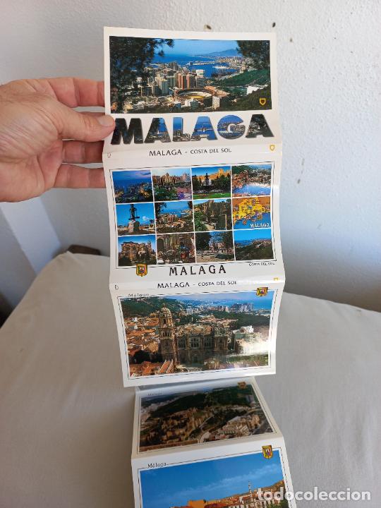 Postales: 10 POSTALES, TIRA LIBRILLO ACORDEON COSTA DEL SOL MALAGA EDICIONES DOMINGUEZ FISA ESCUDO DE ORO. S/C