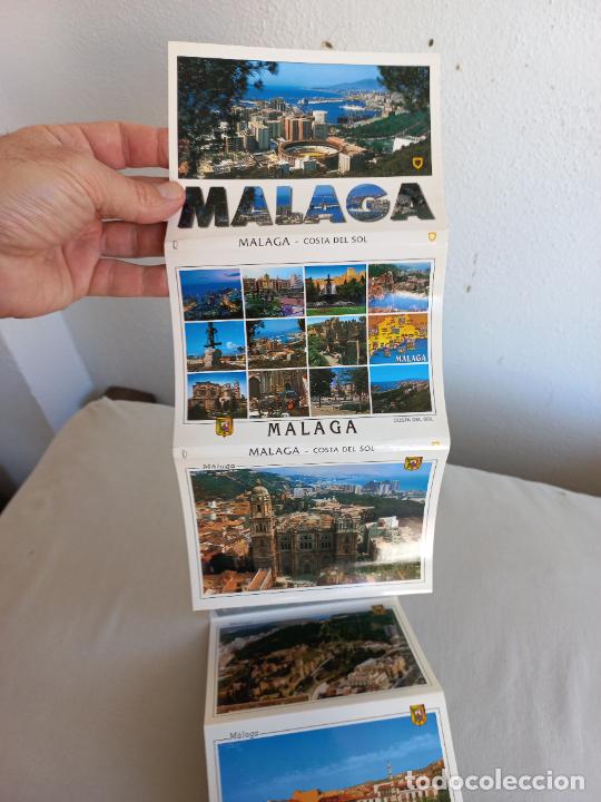 Postales: 10 POSTALES, TIRA LIBRILLO ACORDEON COSTA DEL SOL MALAGA EDICIONES DOMINGUEZ FISA ESCUDO DE ORO. S/C