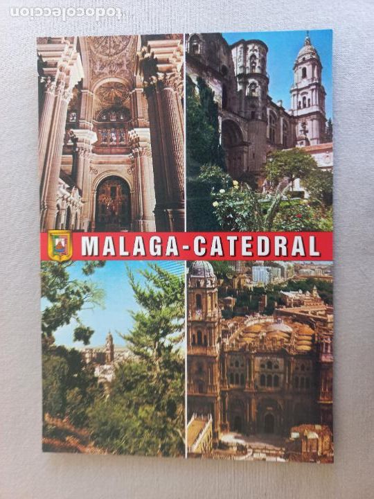 Postales: POSTAL N&ordm; 5. MALAGA. LA CATEDRAL. EDICIONES DOMINGUEZ FISA ESCUDO ORO. S/C