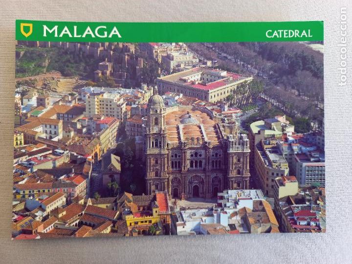 Postales: POSTAL N&ordm; 52. LA CATEDRAL. MALAGA. COSTA SOL. EDICIONES DOMINGUEZ FISA ESCUDO ORO. S/C