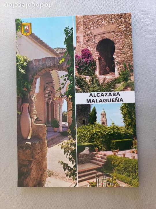 Postales: POSTAL N&ordm; 6. ALCAZABA. TEMPLETE. MALAGA. COSTA SOL. EDICIONES DOMINGUEZ FISA ESCUDO ORO. S/C