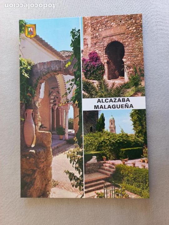 Postales: POSTAL N&ordm; 6. ALCAZABA. TEMPLETE. MALAGA. COSTA SOL. EDICIONES DOMINGUEZ FISA ESCUDO ORO. S/C