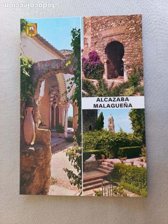 Postales: POSTAL N&ordm; 6. ALCAZABA. TEMPLETE. MALAGA. COSTA SOL. EDICIONES DOMINGUEZ FISA ESCUDO ORO. S/C