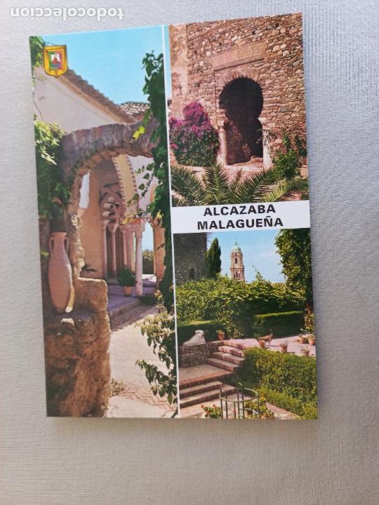 Postales: POSTAL N&ordm; 6. ALCAZABA. TEMPLETE. MALAGA. COSTA SOL. EDICIONES DOMINGUEZ FISA ESCUDO ORO. S/C