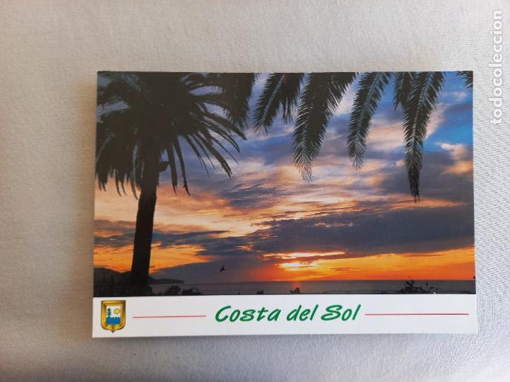 Postales: POSTAL N&ordm; 48. PUESTA DE SOL. 2003 MALAGA COSTA DEL SOL EDICIONES DOMINGUEZ FISA ESCUDO ORO. S/C