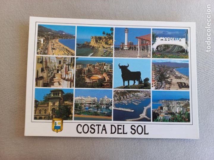 Postales: POSTAL N&ordm; 57. A&Ntilde;O 2000. MALAGA COSTA DEL SOL EDICIONES DOMINGUEZ FISA ESCUDO ORO. S/C
