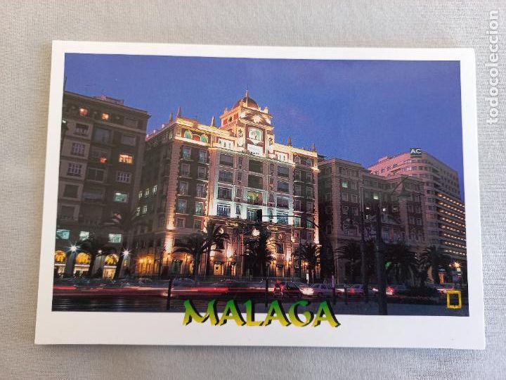 Postales: ACERA DE LA MARINA. MALAGA, A&Ntilde;O 2003. N&ordm; 89 EDICIONES DOMINGUEZ FISA ESCUDO ORO. S/C
