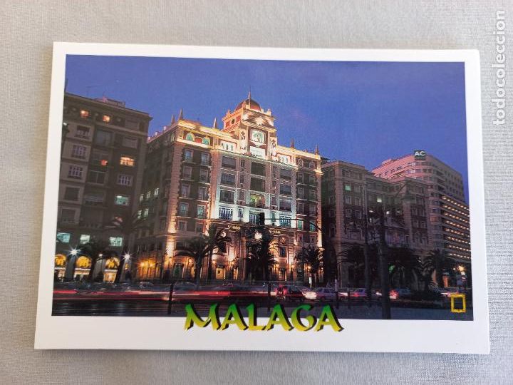 Postales: ACERA DE LA MARINA. MALAGA, A&Ntilde;O 2003. N&ordm; 89 EDICIONES DOMINGUEZ FISA ESCUDO ORO. S/C