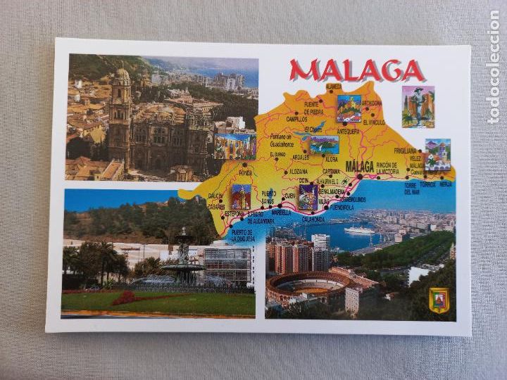 Postales: DIVERSOS ASPECTOS DE MALAGA, A&Ntilde;O 2005 N&ordm; 107 EDICIONES DOMINGUEZ FISA ESCUDO ORO. S/C