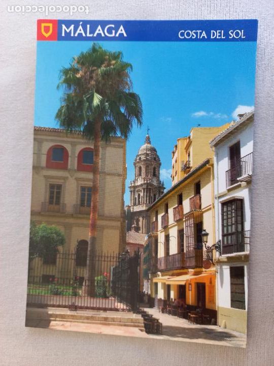 Postales: COSTA DEL SOL. CALLE SAN AGUSTIN. MALAGA, N&ordm; 15 EDICIONES DOMINGUEZ FISA ESCUDO ORO. S/C