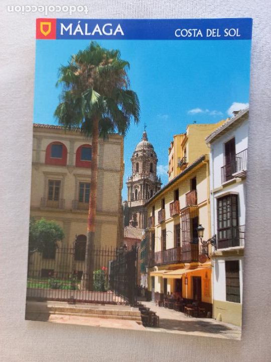 Postales: COSTA DEL SOL. CALLE SAN AGUSTIN. MALAGA, N&ordm; 15 EDICIONES DOMINGUEZ FISA ESCUDO ORO. S/C