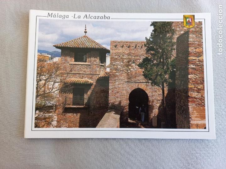 Postales: LA ALCAZABA DE MALAGA, COSTA DEL SOL. 2003. N&ordm; 85 EDICIONES DOMINGUEZ FISA ESCUDO ORO. S/C