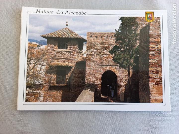 Postales: LA ALCAZABA DE MALAGA, COSTA DEL SOL. 2003. N&ordm; 85 EDICIONES DOMINGUEZ FISA ESCUDO ORO. S/C