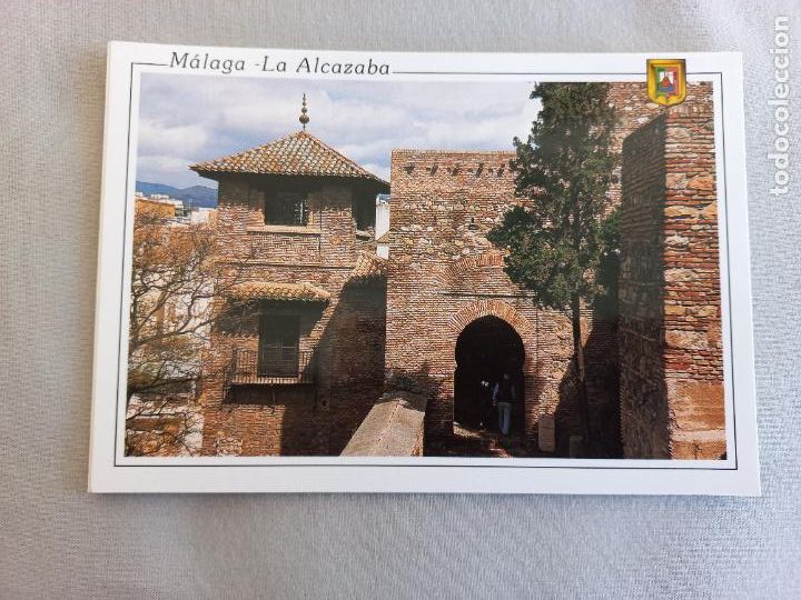 Postales: LA ALCAZABA DE MALAGA, COSTA DEL SOL. 2003. N&ordm; 85 EDICIONES DOMINGUEZ FISA ESCUDO ORO. S/C