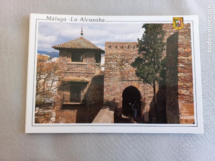 Postales: LA ALCAZABA DE MALAGA, COSTA DEL SOL. 2003. N&ordm; 85 EDICIONES DOMINGUEZ FISA ESCUDO ORO. S/C