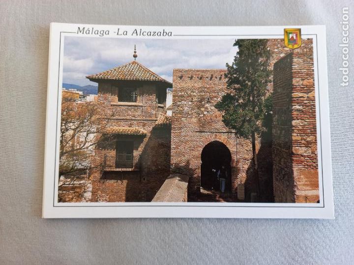 Postales: LA ALCAZABA DE MALAGA, COSTA DEL SOL. 2003. N&ordm; 85 EDICIONES DOMINGUEZ FISA ESCUDO ORO. S/C