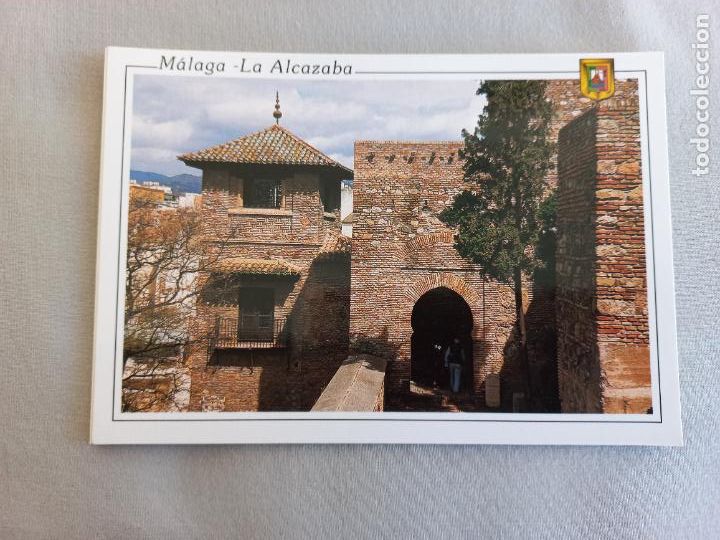 Postales: LA ALCAZABA DE MALAGA, COSTA DEL SOL. 2003. N&ordm; 85 EDICIONES DOMINGUEZ FISA ESCUDO ORO. S/C