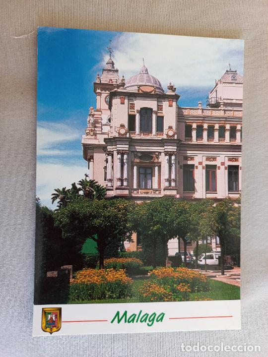 Postales: AYUNTAMIENTO DE MALAGA, COSTA DEL SOL. 2003. N&ordm; 30 EDICIONES DOMINGUEZ FISA ESCUDO ORO. S/C