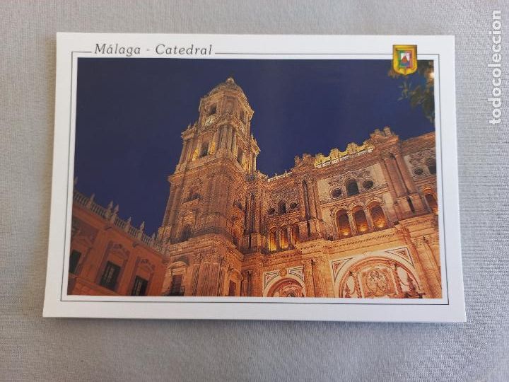 Postales: LA CATEDRAL DE MALAGA. COSTA DEL SOL N&ordm; 93. EDICIONES DOMINGUEZ FISA ESCUDO ORO. S/C